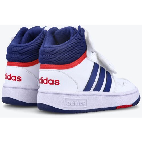 Adidas Čevlji Hoops Mid GZ9650 White/Navy/Red Slike