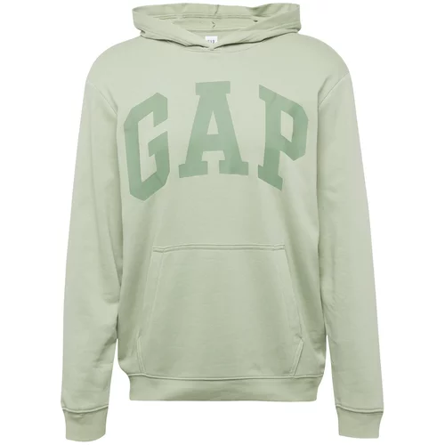 GAP Sweater majica pastelno zelena / svijetlozelena