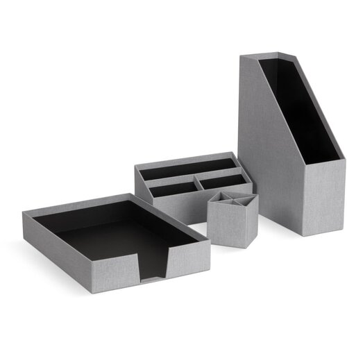 Bigso Kartonasti organizatorji v kompletu 4 ks Hugo Canvas Paper Laminate – Cene