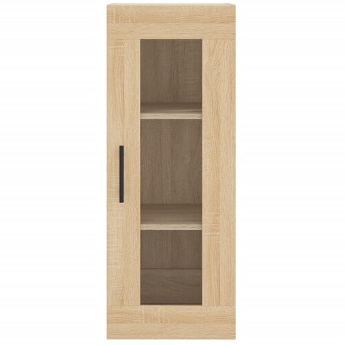  Visoka komoda hrasta sonome 34,5x34x180cm od konstruiranog drva Slike