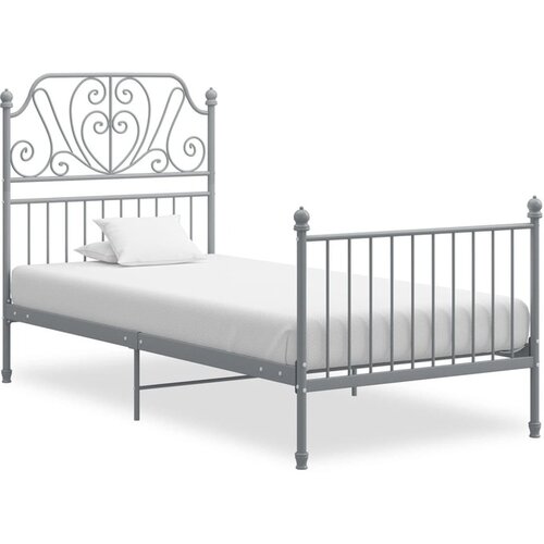  Za krevet sivi metalni 90 x 200 cm Cene