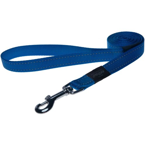 Rogz classic povodac za pse sa reflektujućim šavom l — 20 mm / 1.4 m plava Cene