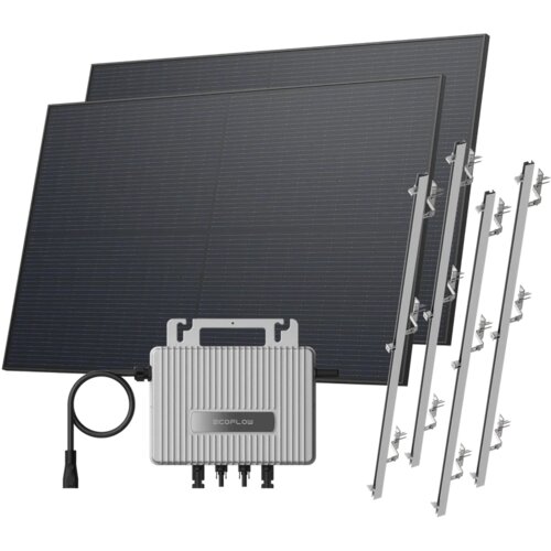 ECOFLOW Stream - Solarna Elektrana za Krov - Kosi - Mikroinverter + 2x450W Solarni Paneli Cijene