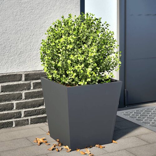 VidaXL Vrtno korito antracit 40x40x40 cm jeklo Slike