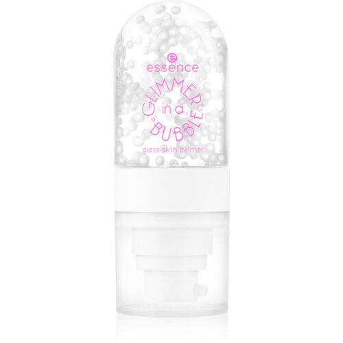 Essence GLIMMER IN A BUBBLE tekoča podlaga za sijoč videz odtenek 01 Bubble Glaze 35 ml Slike