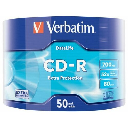 Verbatim CD-R 52x 1/50 kom Slike
