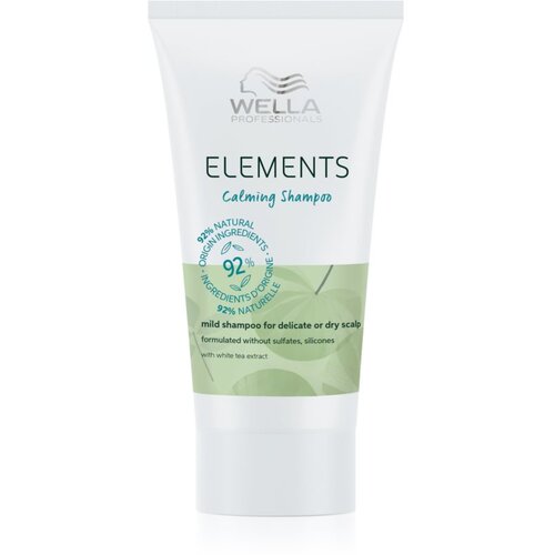 Wella Professionals Elements pomirjujoči &amp;scaron;ampon za občutljivo lasi&amp;scaron;če 30 ml Slike