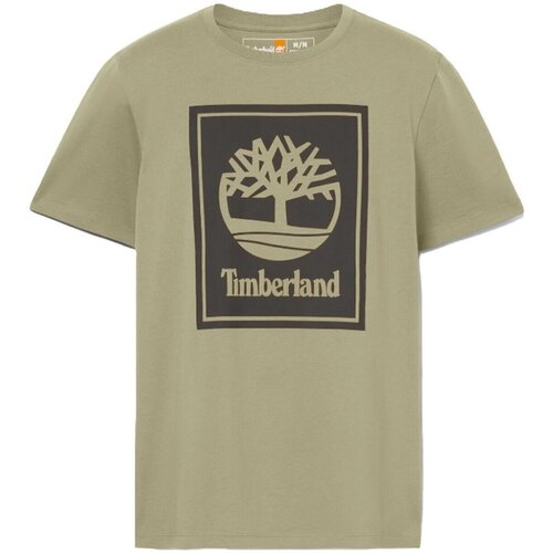 Timberland Majice s kratkimi rokavi TB0A2AJ1 Zelena Cene