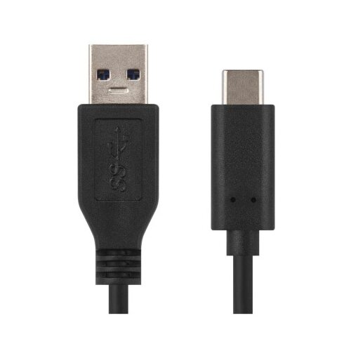 Kabel USB-A 3.0 / USB-C, 3.1, hitro polnjenje Quick Charge, podatki, 1 m, črna Cene