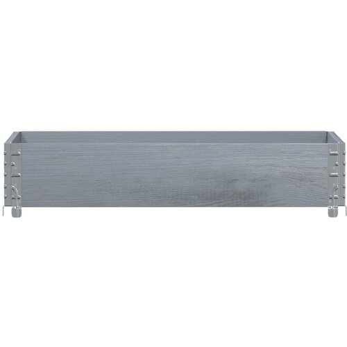  Okviri za palete sivi 100 x 50 cm od masivne borovine Slike