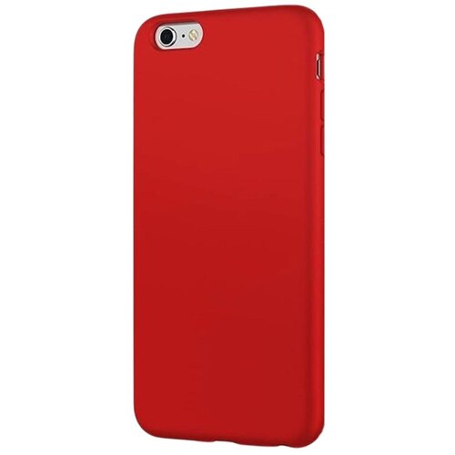 NIKCORP Ovitek za iPhone 6S / 6S Plus silikonski rdeč, za&scaron;čitni ovitek z mehko podlogo iz mikrovlaken in podporo za brezžično polnjenje, (5000139051) Cene