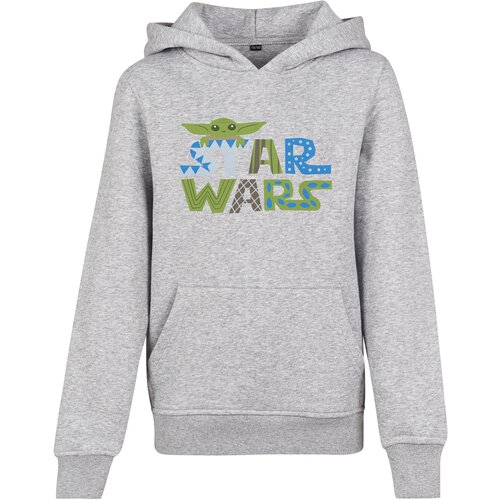 MT Kids Children's colorful Star Wars logo with hood heather gray Cijene