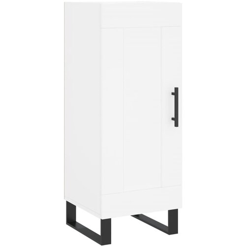 Maison Chic Komoda - Predalnik bela 34,5x34x90 cm inženirski les, (21716067) Slike