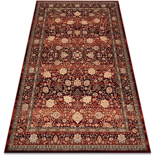 RugsX Preproge Preproga volna KASHQAI 4365 300 Cvetje, okvir 200x300 cm Bordo Cene
