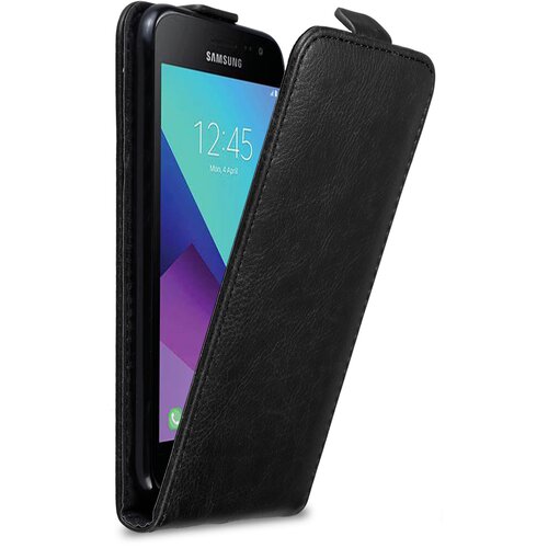 Cadorabo Ohi&scaron;je, združljivo z Samsung Galaxy XCover 3 v nočna črna - Za&scaron;čitni ovitek v obliki flipa z magnetnim zapiranjem, (20562370) Cene