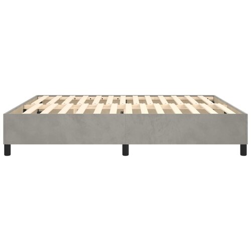  Okvir za krevet s oprugom svjetlosivi 180x200 cm bar&amp;scaron;unasti Slike