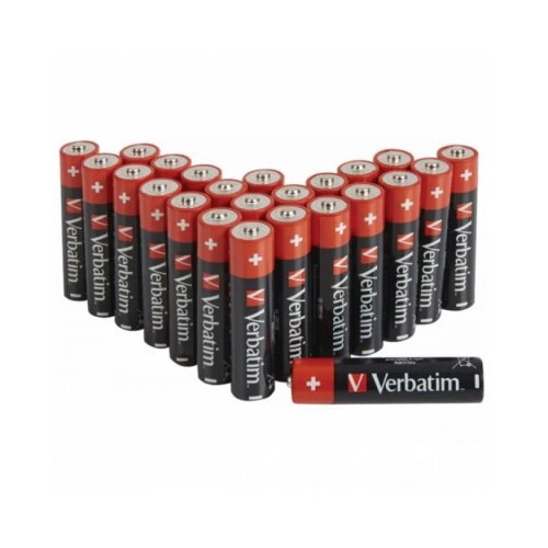  Baterija VERBATIM AA Alkalna AA-LR6 (LR06) BLISTER 24kom Slike