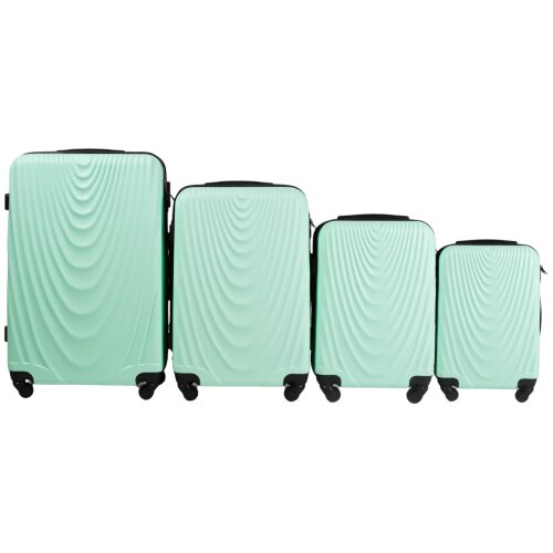 FALCON, Set od 4 ABS+ (L, M, S, XS) Wings, SVIJETLO ZELENA Slike