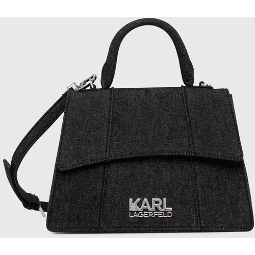 Karl Lagerfeld Torbica črna barva