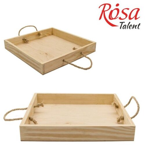 Rosa drveni poslužavnik talent Cene