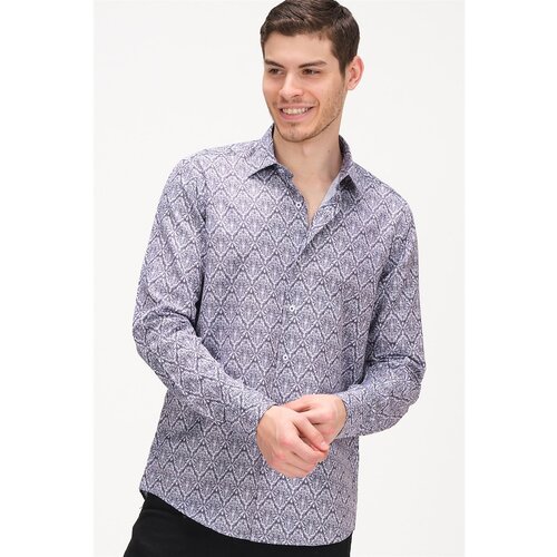 Dewberry G733 EMILIO CERUTTI MEN&amp;#039;S SHIRT-LACİVERT Slike