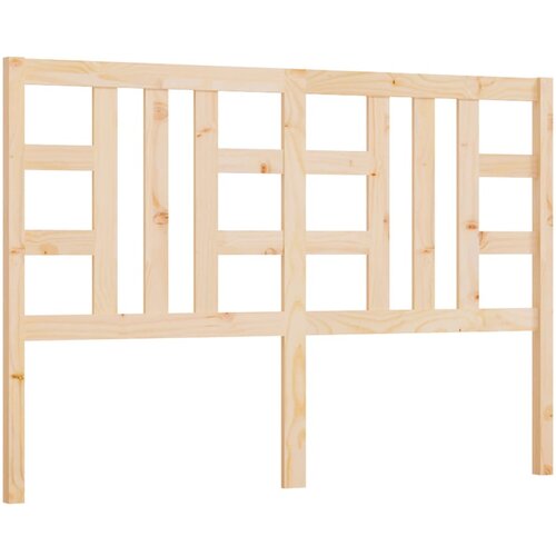 Maison Chic posteljno vzglavje - vzglavna omarica - nočna omarica 146x4x100 cm trdna borovina, (21704558) Slike