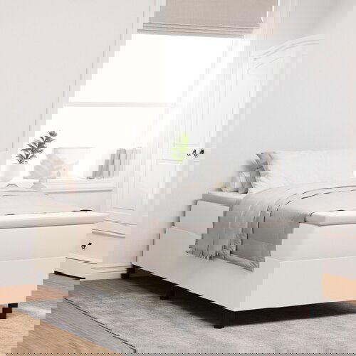 vidaXL Krem Inženirski les 90 x 200 cm Trajno Posteljni okvir Cene