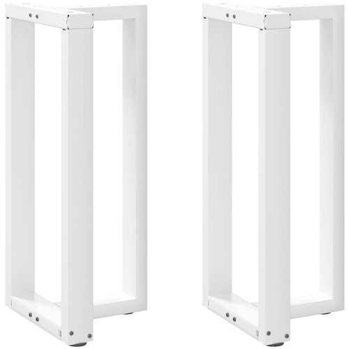  Noge za barski stol T-oblika 2 kom Bijele 50x35x(90-91) cm Čelik Cene
