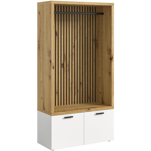 Stylife PREDSOBA bela, hrast artisan Slike