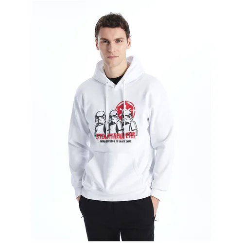 LC Waikiki Long Sleeve Printed Men's Hoodie