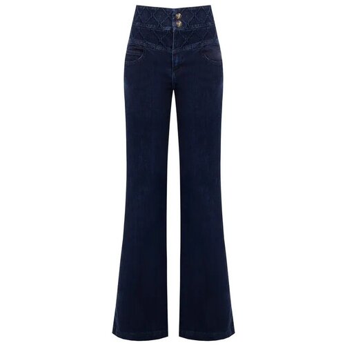 Rinascimento Jeans flare CFC0125632003 pisana Slike