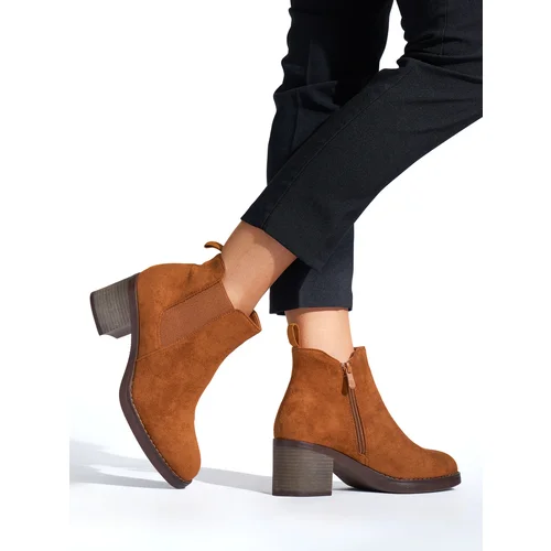 Shelvt Brown classic ankle boots