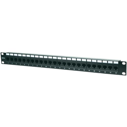 Intellinet Prespojni panel, Cat6, UTP, 24 porta, 19'', 1U crni Cene