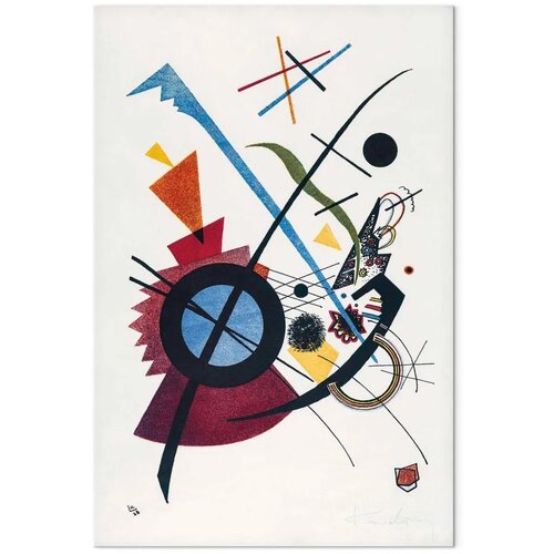  XXL slika - Wassily Kandinsky &amp;ndash; Violett 100x150 Slike