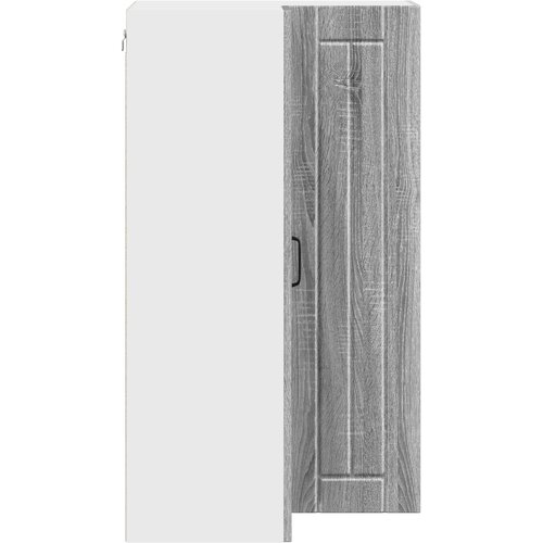  Zidni kutni ormar Lucca Siva sonoma 57 x 57 x 100 cm Slike
