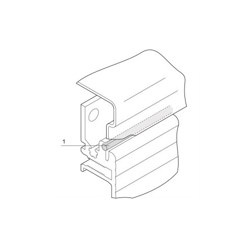 Schroff EMC brtva bočnog zida - HF BRTVENA UZVICA DRM=2,4 2,1MT 30850354 EMC brtva 2 St. Cijene