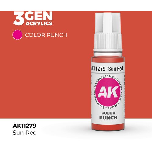 AK Interactive Sun Red 17ml - Color Punch 3rd Gen AK11279 Cene
