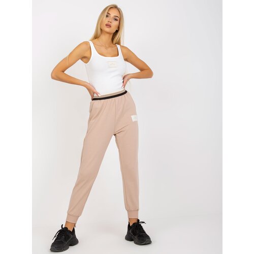 Och Bella Sweatpants-TW-DR-OB030.57-beige Slike