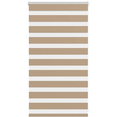 vidaXL Zebra zavesa peščeno rjava 75x100 cm Širina blaga 70,9 cm Poliester, (5000297119) Cene