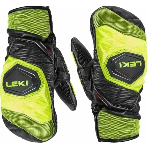 Leki WCR Venom 3D Junior Mitt Black/Ice Lemon 7 Skijaške rukavice