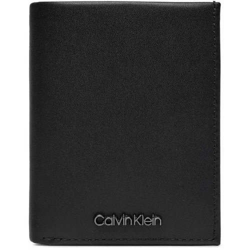 Calvin Klein Velika moška denarnica Ck Set Bifold 6Cc W/Coin K50K511284 Ck Black BEH
