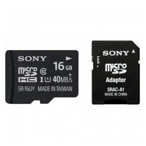 Sony Micro SD 16GB SR16UYA class 10, sa adapterom memorijska kartica Slike