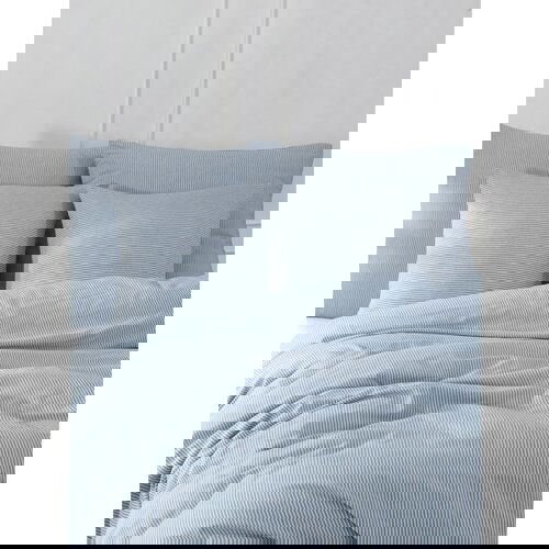  lizbon - blue blue king quilt cover set (fr) Cene