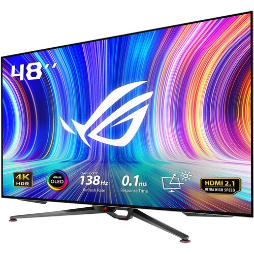 Asus ROG Swift OLED PG48UQ monitor za igre - 4K 138Hz USB hub Cijene