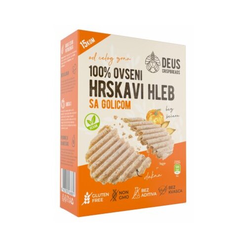 DEUS CRISPBREADS HLEB OVSENI SA GOLICOM 150G Cene