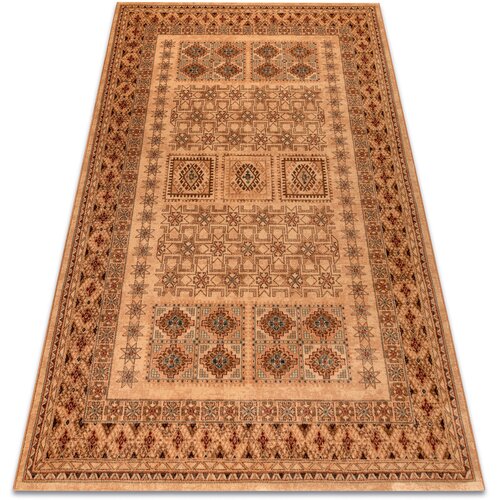 RugsX Preproge Preproga volna KASHQAI 4307 100 orientalski, okvir 160x240 cm Oranžna Slike