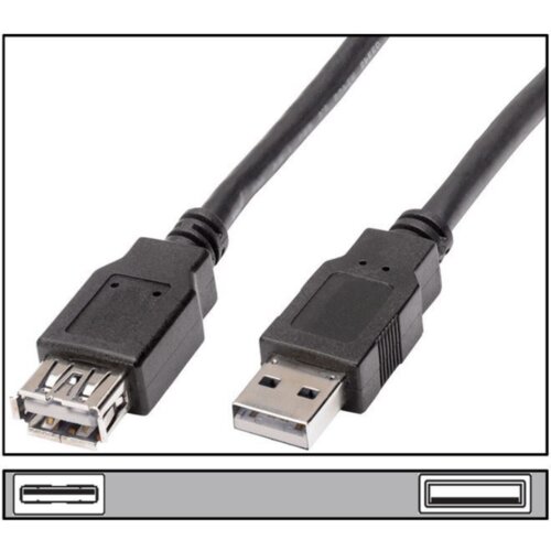 Assmann kabl usb a-m/a-f 5m produžni Cene