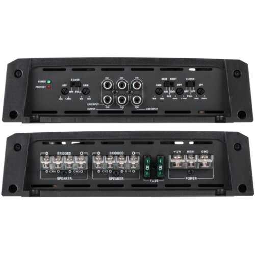 Peiying Basic PY-4C127 4-kanalno avto ojačevalnik &amp;ndash; 4 &amp;times; 120 W RMS, Bass Boost, LPF/HPF Slike