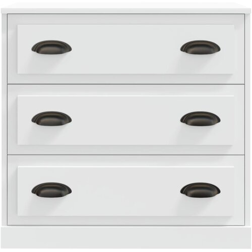  Komoda bijela 70 x 35,5 x 67,5 cm od konstruiranog drva Slike
