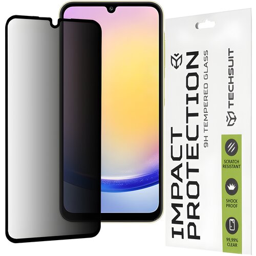 Techsuit za&amp;scaron;čitno Anti-Spy steklo za Samsung Galaxy A25 5G - Črna Slike